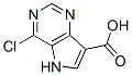 4-Chloro-5H-pyrrolo[3,2-d]pyrimidine-7-carboxylic acid                                                                                                                                                  